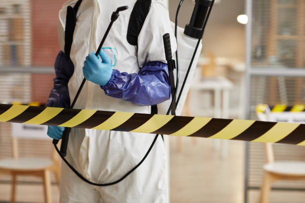 Professional Biohazard Cleanup technician working in Bellmawr, NJ